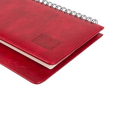 Планінг (щотижневик) настільний Leo Planner Persona 30х14 см датований 2027 бордовий 128 сторінок