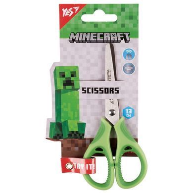 Ножиці Yes Minecraft 13см з гумовими вставками Ножиці Yes Minecraft 13см з гумовими вставками