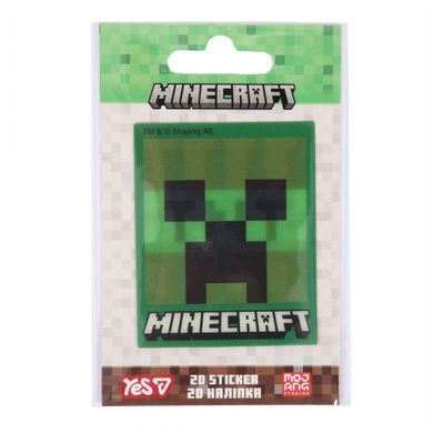 Наклейка 2D Yes Minecraft Creeper
