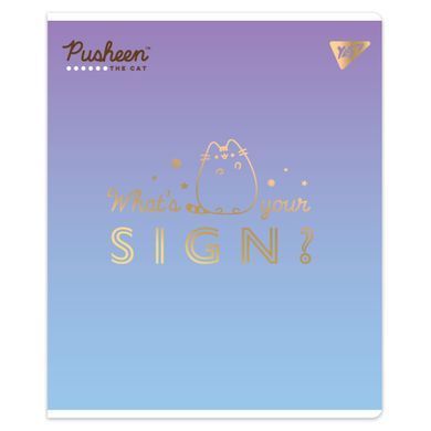 Тетрадь YES Goldstar Pusheen А5 24 листов клетка