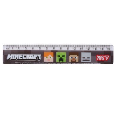 Линейка Yes 15 см Minecraft