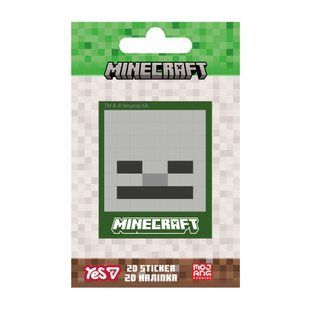 Наклейка 2D Yes Minecraft Skeleton