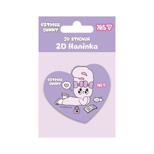 Наліпка 2D Yes Esther Bunny Heart