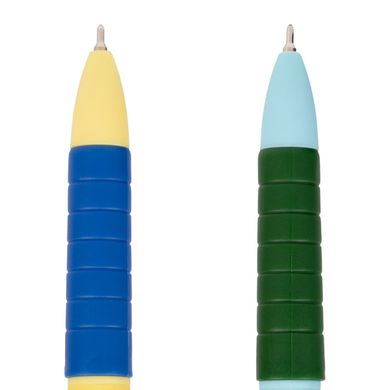 Ручка шариковая YES Месники автоматическая 0,7 мм синяя