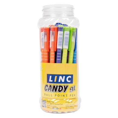 Ручка шар/масл "Candy" синяя 0,7 мм "LINC"