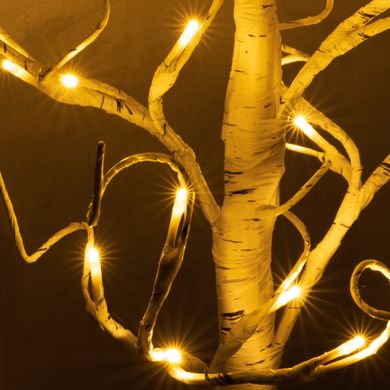 Світлодіодне дерево Novogod'ko, 30 LED, 60 см, таймер, тепл.бiлий,статичне світло,на батар