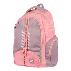 Рюкзак YES T-120 "Urban disign style", сірий/рожевий