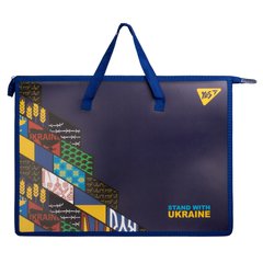 Папка портфель YES А3 с тканевыми ручками Stand with Ukraine
