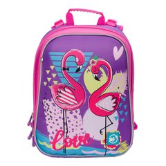 Рюкзак школьный каркасный YES H -12 "Flamingo"