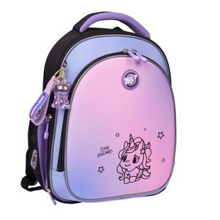 Рюкзак школьный полукаркасный YES Cute Unicorn S-109
