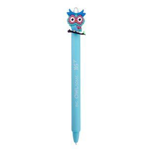 Ручка масляная YES &laquo;Cute owl&raquo; автоматическая, 0,7 мм, синяя