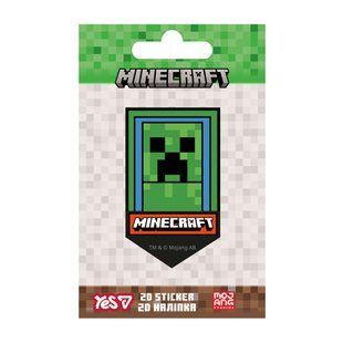 Наклейка 2D Yes Minecraft Boom