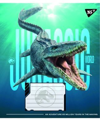 Зошит учнівський шкільний Yes JURASSIC WORLD ALIVE А5 12 аркушів лінія