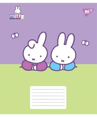 Тетрадь ученическая школьная Yes Miffy Spring А5 18 листов линия