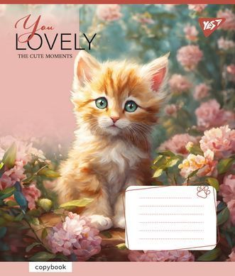 Зошит шкільний Yes You Lovely 12 аркушів лінія
