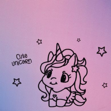 Рюкзак школьный полукаркасный YES Cute Unicorn S-109