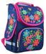 Рюкзак школьный каркасный Smart PG-11 Flowers blue, 34*26*14 1 из 8
