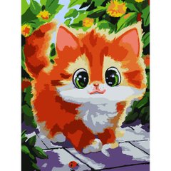 Картина по номерам SANTI Рыжий котенок 30*40 см ©irinika_art