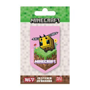 Наклейка 2D Yes Minecraft Spring Bee
