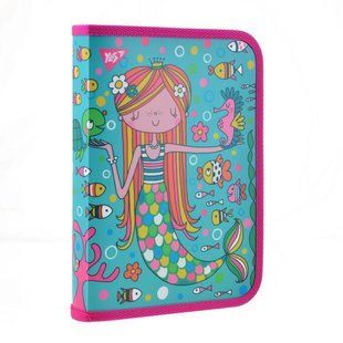 Папка для зошитів пласт. на блискавки В5 "Rachel Mermaid" YES