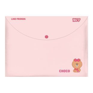Папка-конверт Yes Line Friends А4 на кнопці