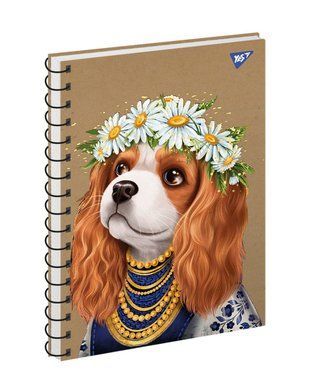 Тетрадь YES Dogs UA 120 листов клетка