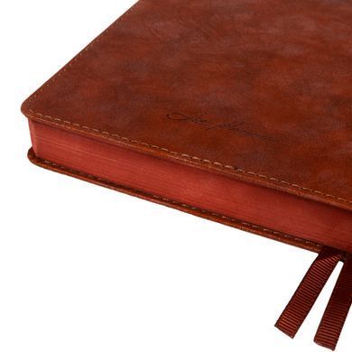 Щоденник діловий Leo Planner Case A5 датований 2027 інтегральний коричневий 368 сторінок