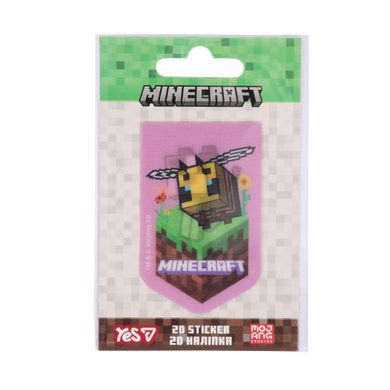 Наліпка 2D Yes Minecraft Spring Bee