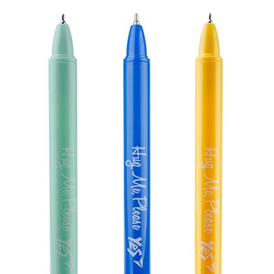 Ручка масляная YES «Cactus garden» автоматическая, 0,7 мм, синяя