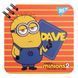 Блокнот YES 110х110 мм, 80 арк., подв. cпіраль Minions 1 з 2