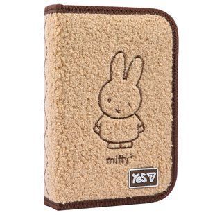 Пенал твердий з 1 клапаном та прозорою кишенею Yes Miffy Bunny HP-04-N
