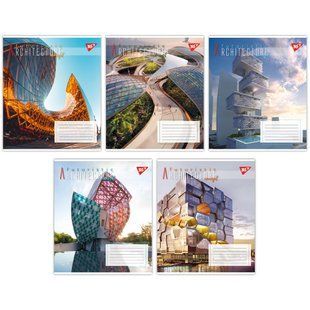 Тетрадь для записей Yes Futuristic architecture 48 листов клетка