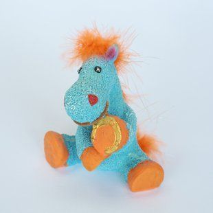 Сувенір "HORSE" 11см, синій