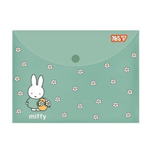 Папка-конверт Yes B7 на кнопці Miffy