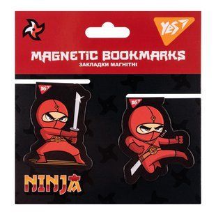 Закладки магнитные YES Ninja, 2шт