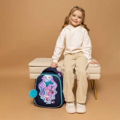 Рюкзак школьный каркасный Yes Caramel Girl H-100
