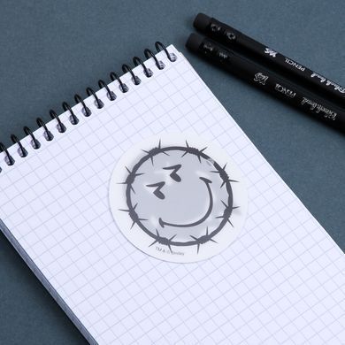 Наклейка 2D Yes Smiley World Barbed wire