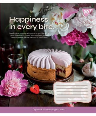 А5/96 лін. YES Desserts, зошит для записів