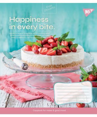 А5/96 лін. YES Desserts, зошит для записів