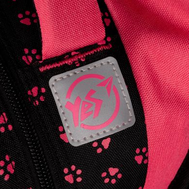 Рюкзак YES S-58 "Meow", чорний/рожевий