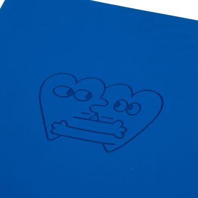 Щоденник А5 Yes недатований Peace Love синій