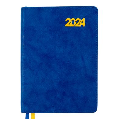 Щоденник А5 Leo Planner датований 2024 Case синій