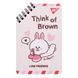 Блокнот YES 95х145 мм, 60 арк., подв. cпіраль Line Friends Think of Brown 1 з 3