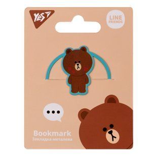 Закладка металлическая YES Line Friends