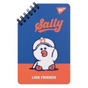 Блокнот YES 95х145 мм, 60 л., дв. cпираль Line Friends Sally