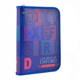 Папка для зошитів пласт. на блискавки В5 "Oxford" YES