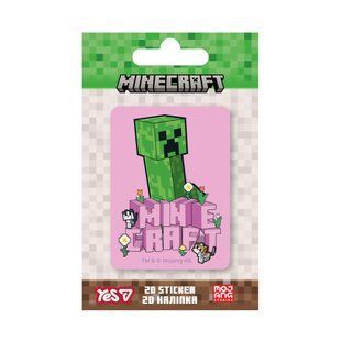 Наліпка 2D Yes Minecraft Spring Creeper