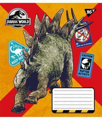 А5/12 кос. YES Jurassic world, зошит учнів.