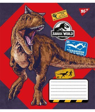 А5/12 кос. YES Jurassic world, зошит учнів.