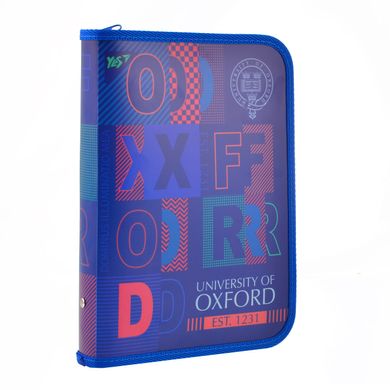 Папка для зошитів пласт. на блискавки В5 "Oxford" YES